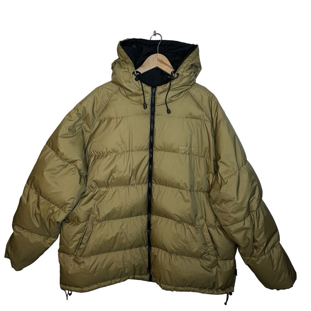 SPIEWAK Golden Fleece Down Puffer Coat Khaki Tan Size XXL 2 Piece Set